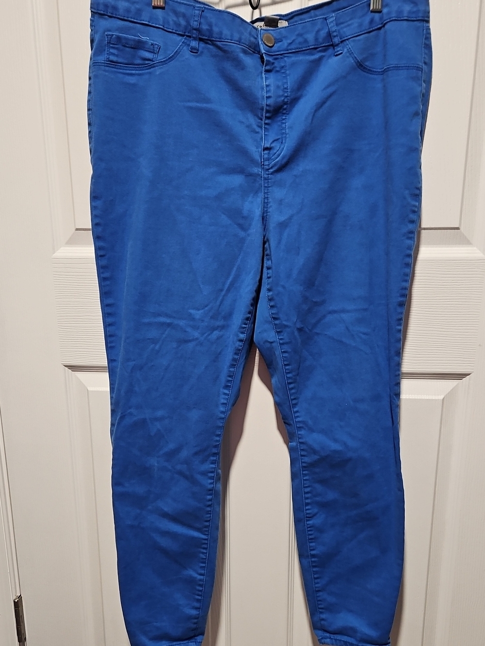 refuge Women's Skinny Jeans in Royal Blue